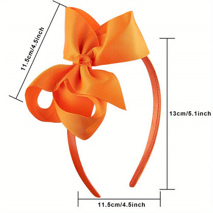 10pcs/pack Headbands With Ribbon Bow