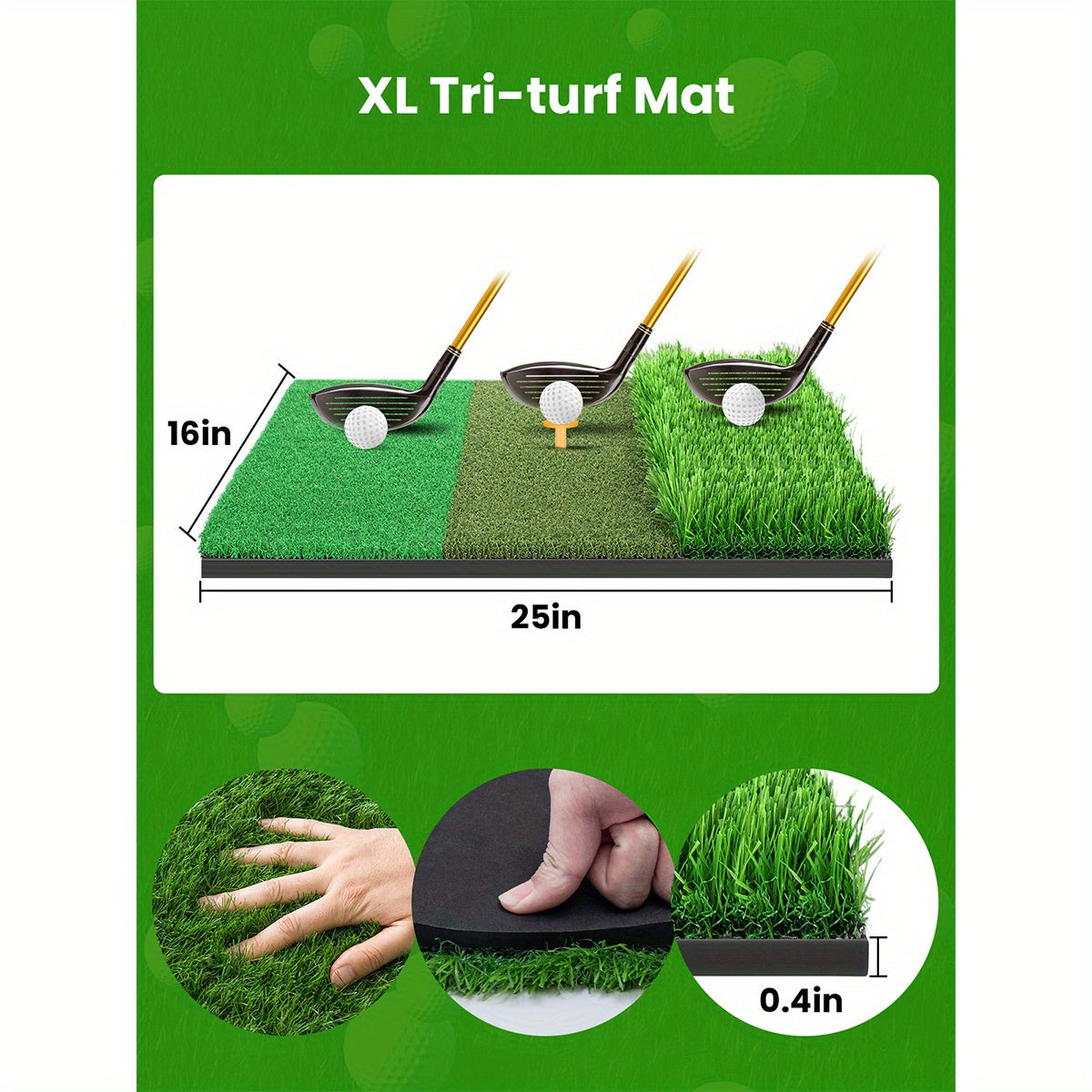 10x7ft All in 1 Golf Practice Net Set with Chipping, 1 Golf Mat, 6 Golf Balls, 2 Golf Tees, Bag