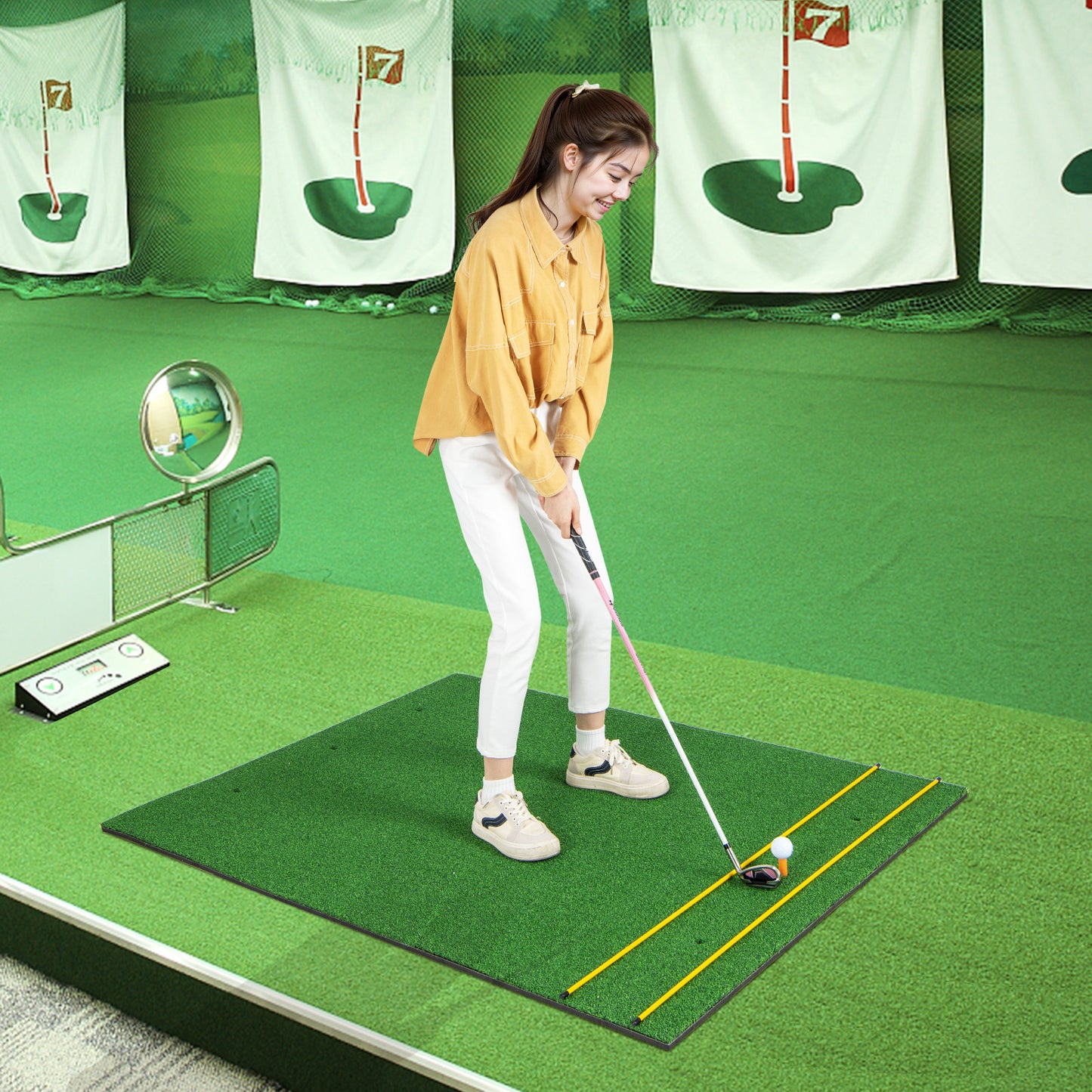 5 x 4 FT Golf Hitting Mat Artificial Indoor Outdoor Turf