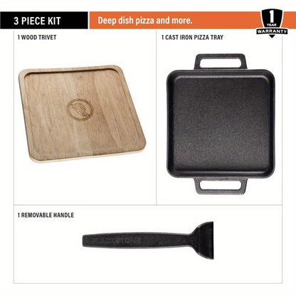 Cast Iron Deep Dish Pizza Kit