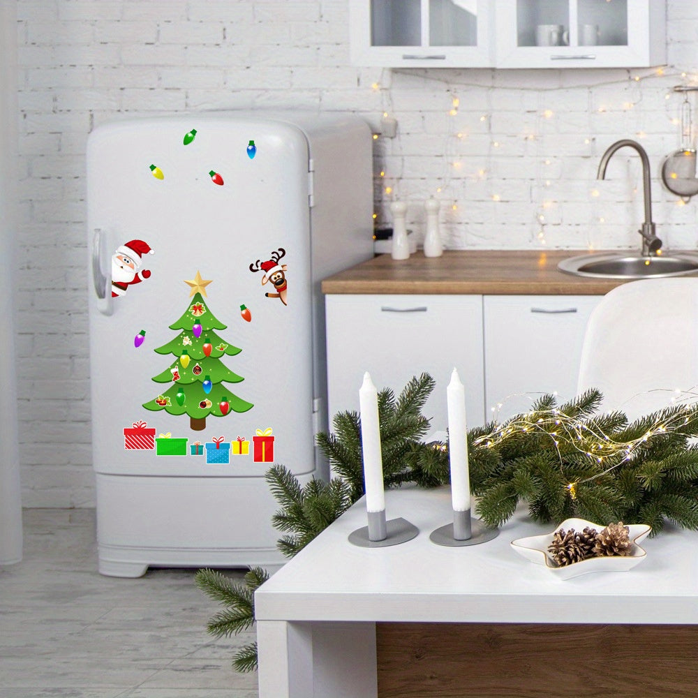 Christmas Tree Magnetic Decorations for Refrigerator & Garage Door