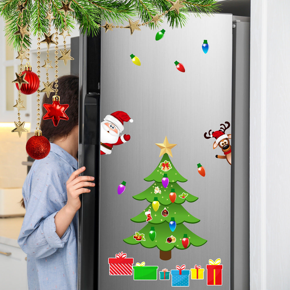 Christmas Tree Magnetic Decorations for Refrigerator & Garage Door