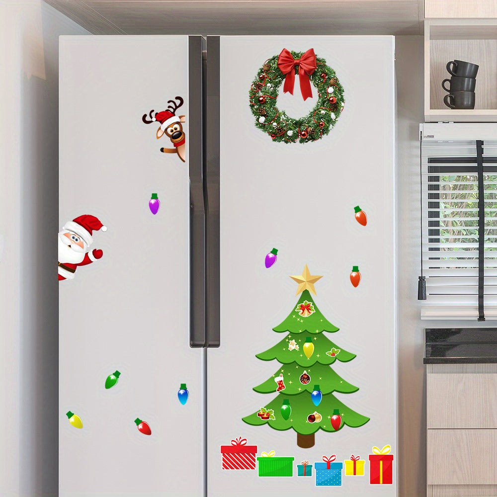 Christmas Tree Magnetic Decorations for Refrigerator & Garage Door