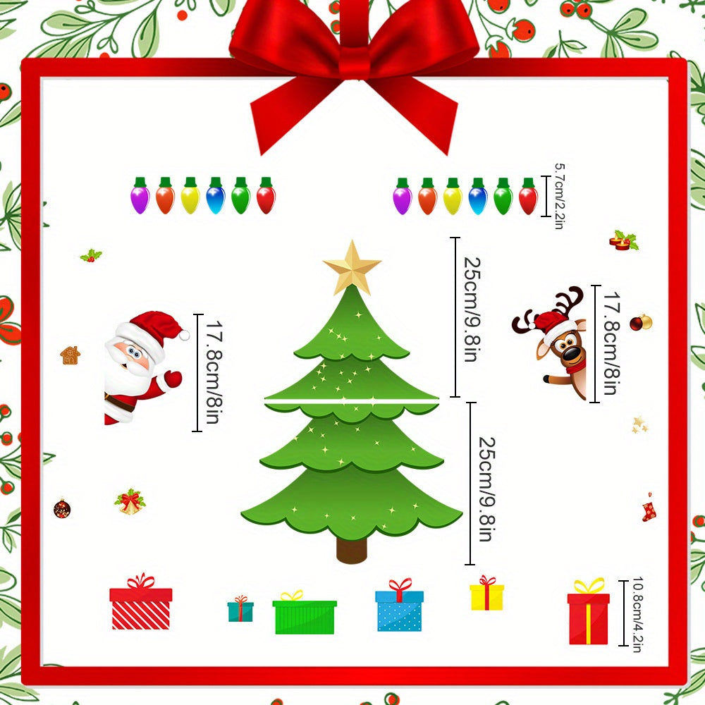 Christmas Tree Magnetic Decorations for Refrigerator & Garage Door