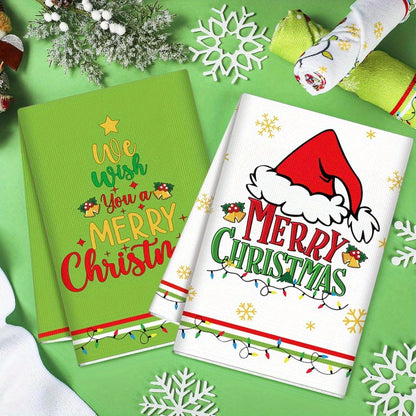 6PCS Christmas Kitchen Towels