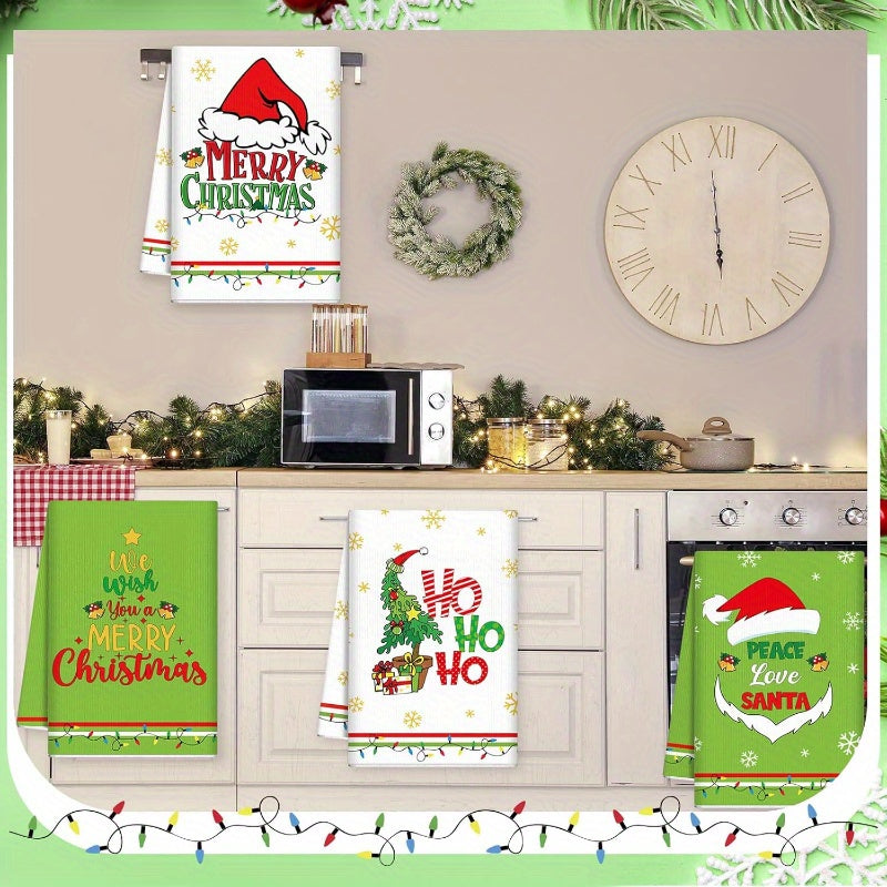 6PCS Christmas Kitchen Towels