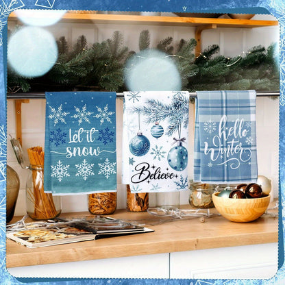 6-Pack Winter Holiday Kitchen Towels Set