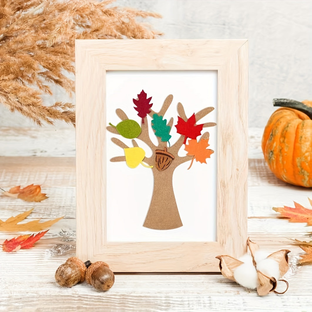 96pcs Autumn Thank You Tree Felt Craft Kit