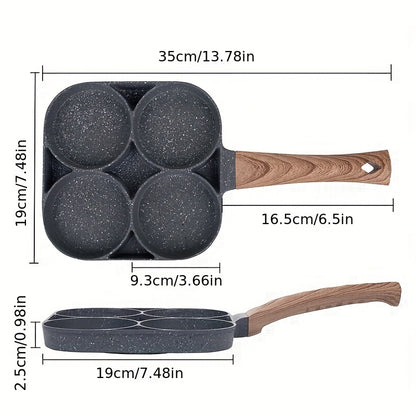 4 Holes Egg Frying Pan, Nonstick