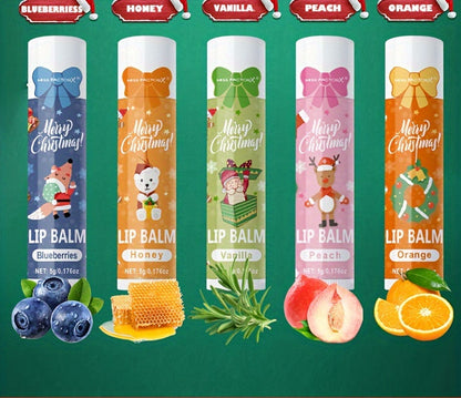 Festive Christmas Lip Balm - 30 PCS - Soothing Shea Butter