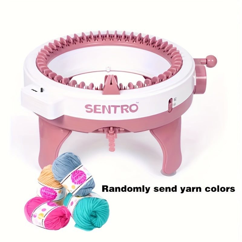 40-needle Hand Knitting Machine - Adults And Children Can Easily Make Scarves, Sweaters, Hats And Socks