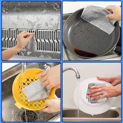 30pcs  Multipurpose Non Scratch Wire Dishcloth