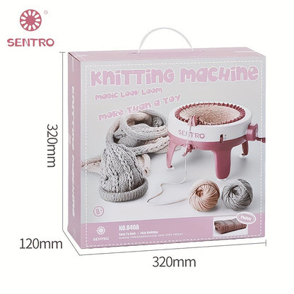 40-needle Hand Knitting Machine - Adults And Children Can Easily Make Scarves, Sweaters, Hats And Socks