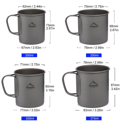 Camping Mug Titanium - Live and Luv