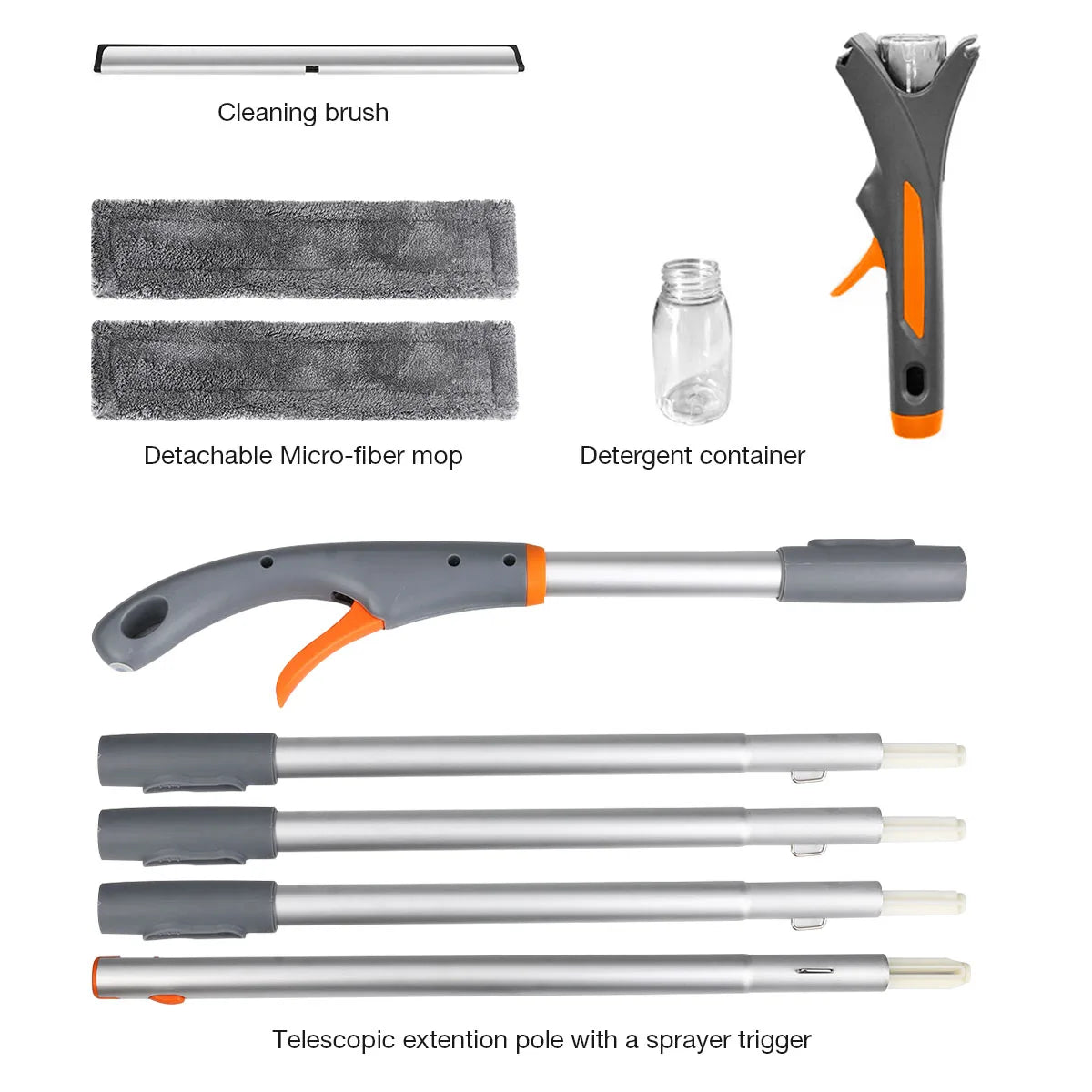 Extendable Spray Window Cleaner