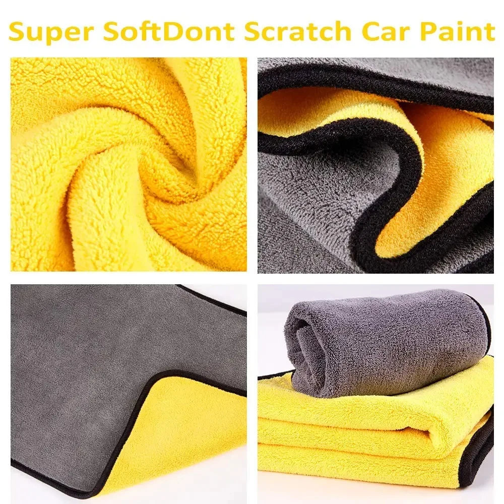 Car Microfiber Wash Towel & Soft Drying Cloth