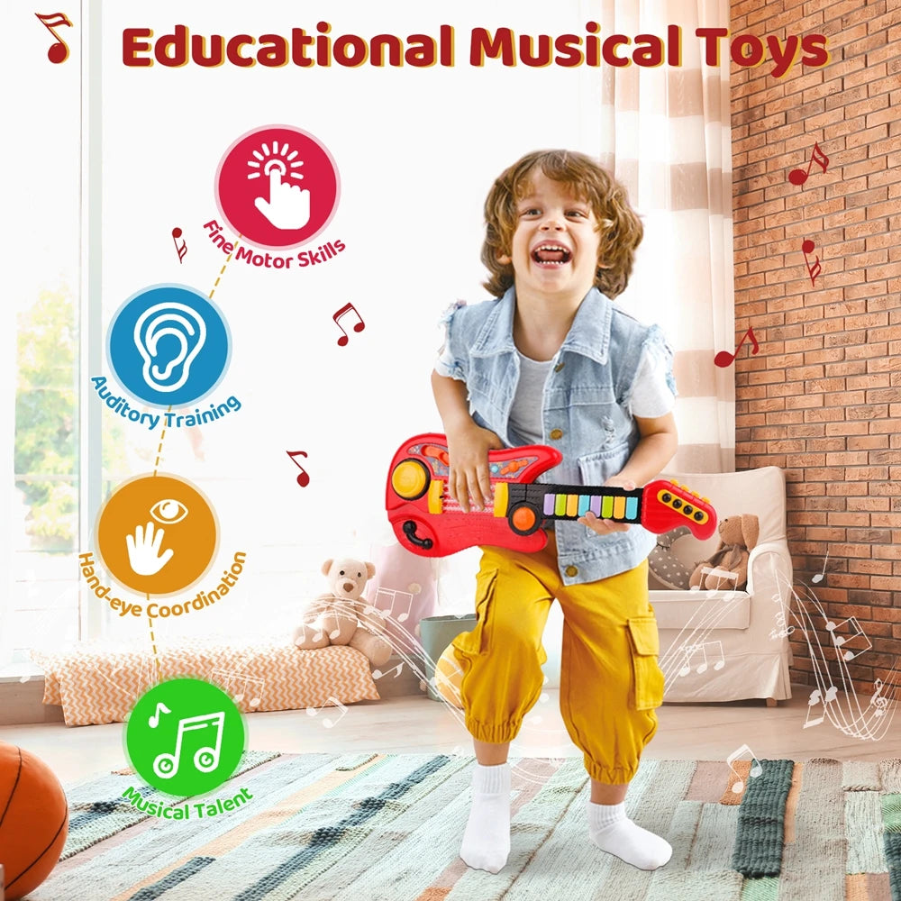 2 In 1 Electric Kids Guitar Toy