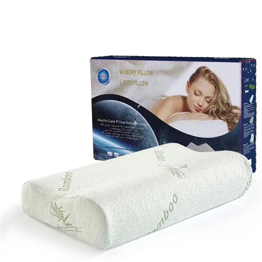 1 Pc Sleeping Bamboo Rebound Memory Orthopedic Pillow