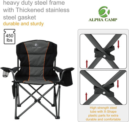 Oversized Camping Folding Chair - Live and Luv