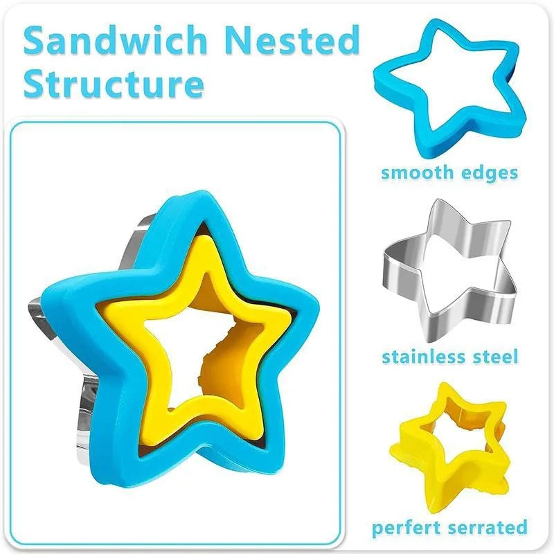 Sandwich Cutter Set for Children Kids