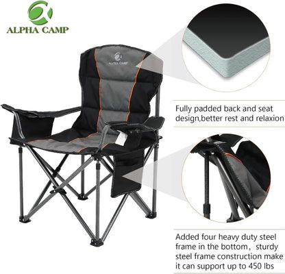 Oversized Camping Folding Chair - Live and Luv