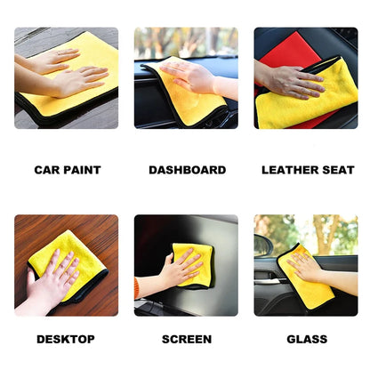 Car Microfiber Wash Towel & Soft Drying Cloth