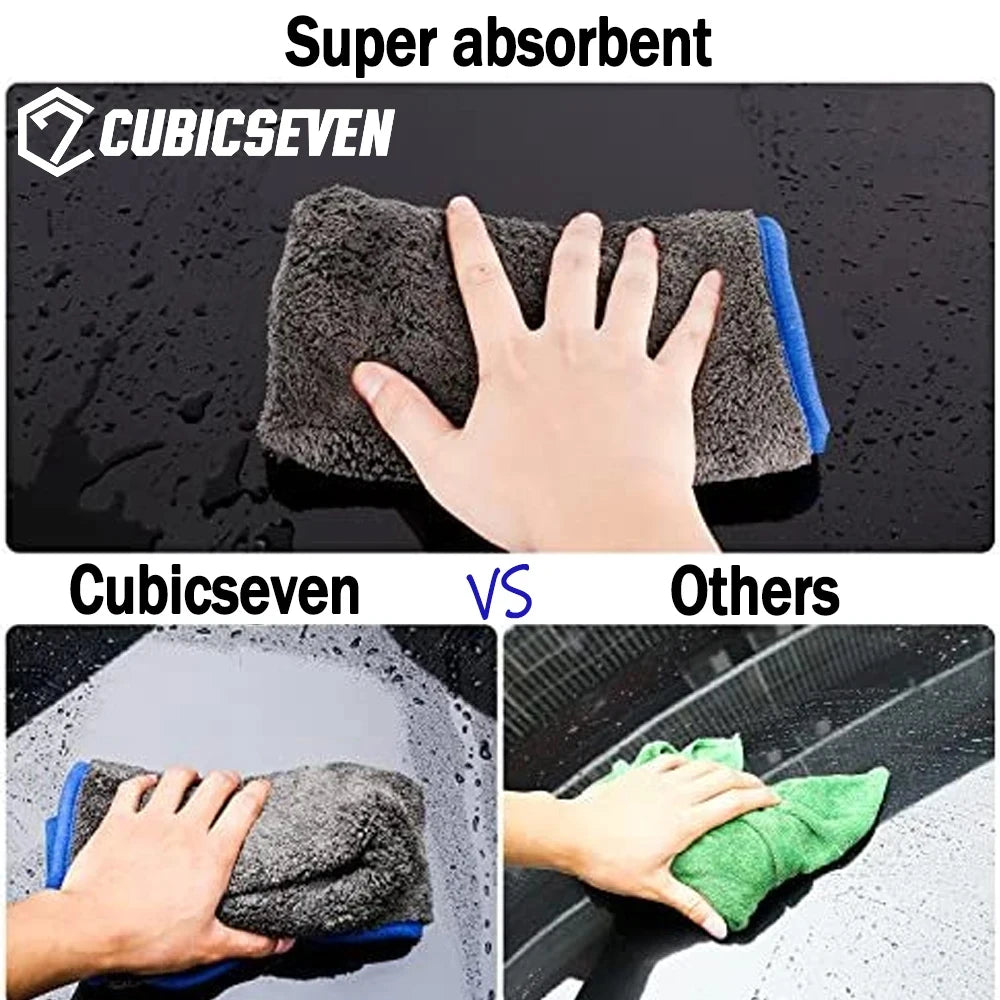 Car Microfiber Wash Towel & Soft Drying Cloth