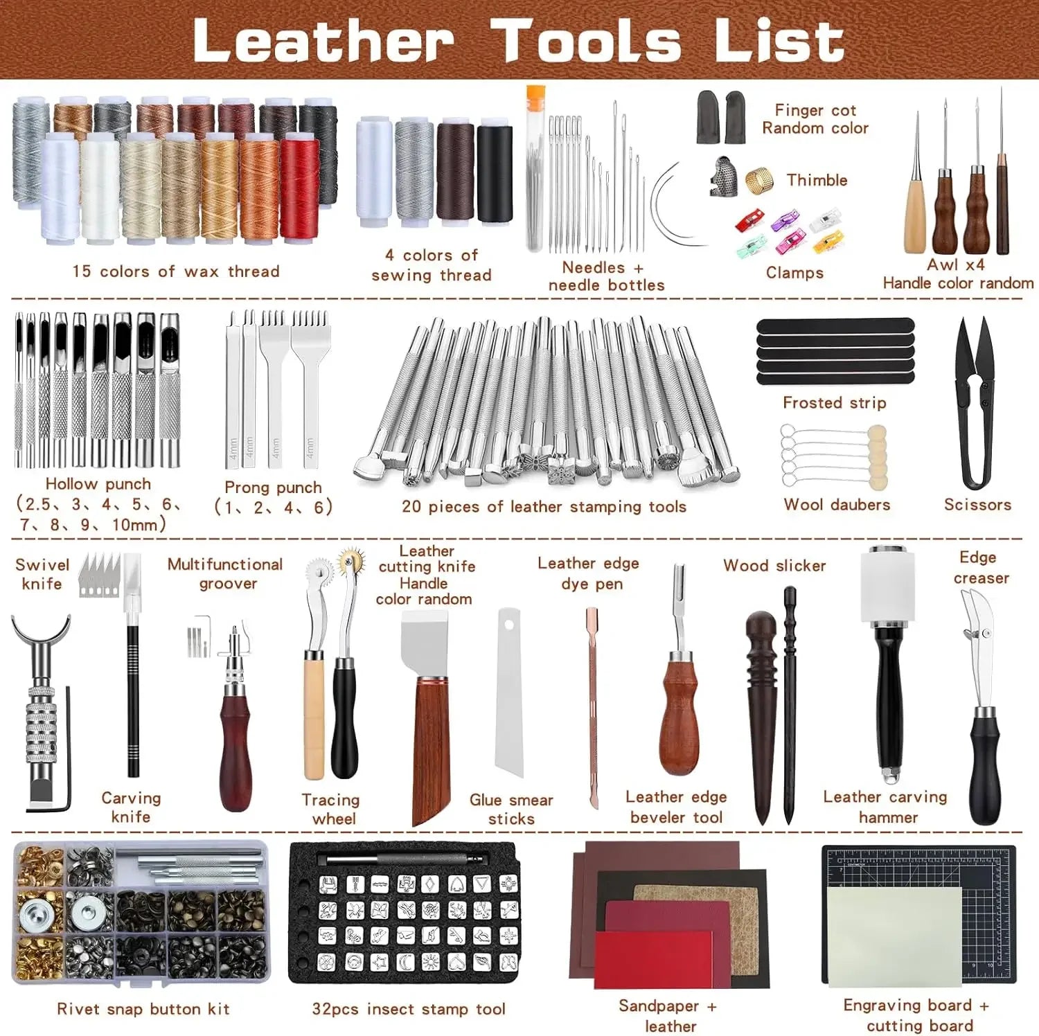 Leather Tooling Kit - Live and Luv