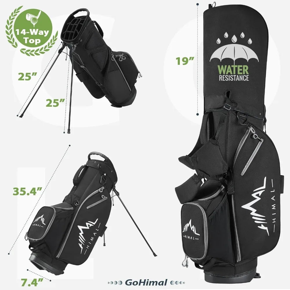 14-Way Lightweight golf bag with stand - Live and Luv