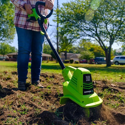 20-Volt 7.5-Inch Cordless Electric Garden Tiller Cultivator - Live and Luv