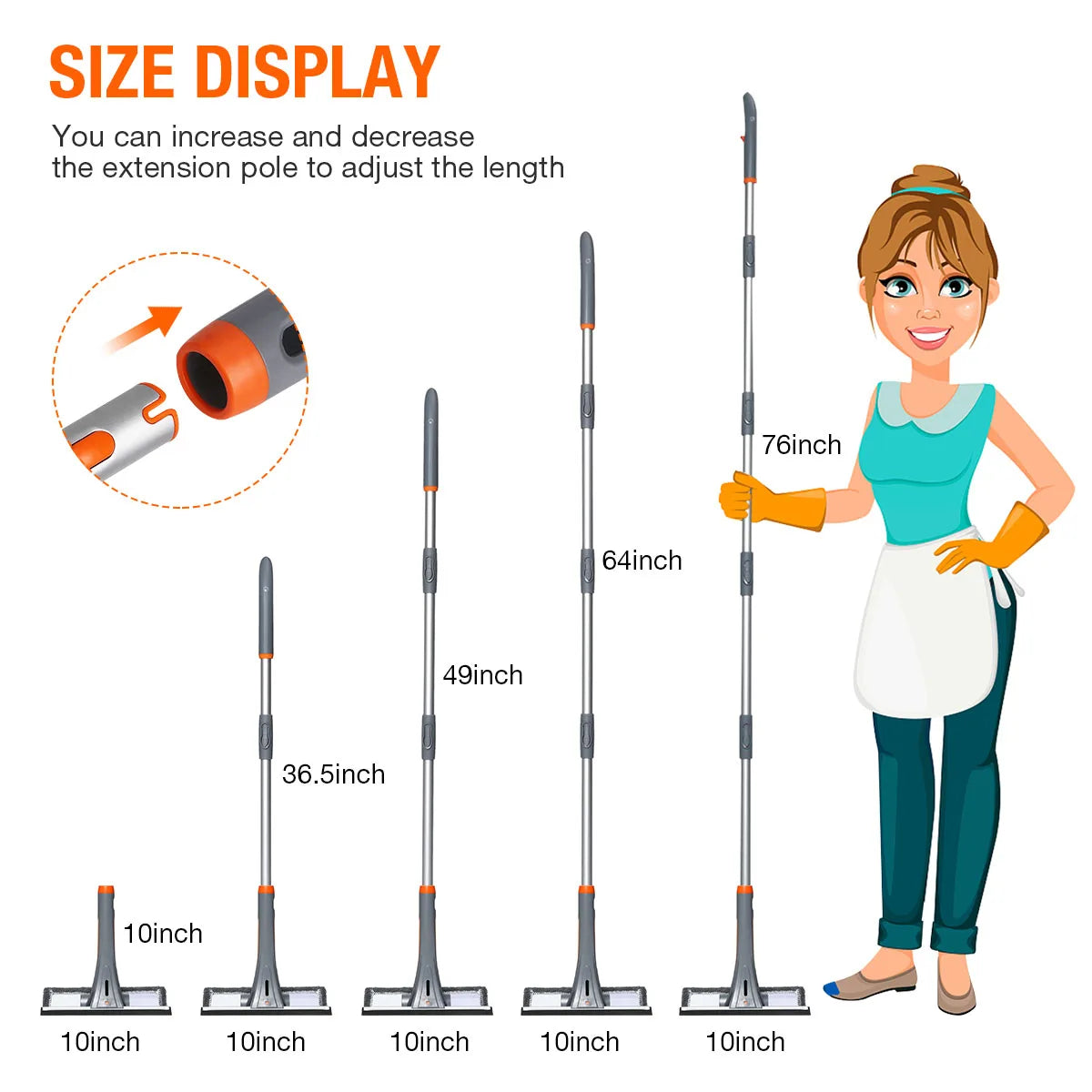 Extendable Spray Window Cleaner