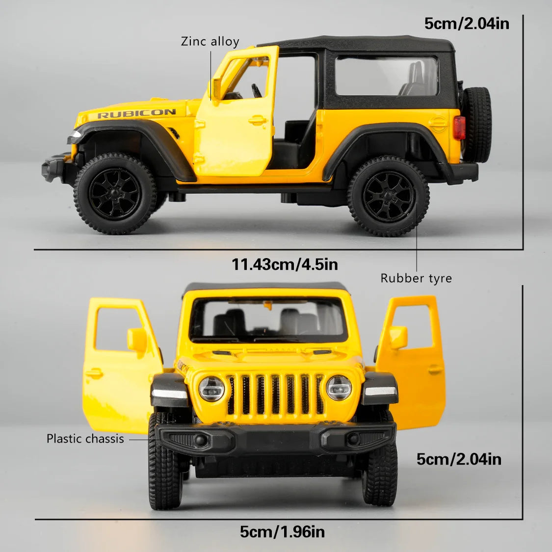 1:36 RMZCITY Jeep Wrangler Rubicon