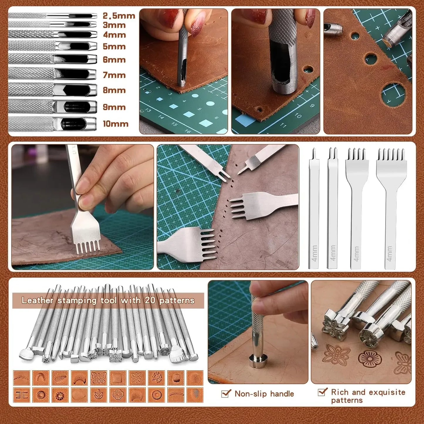 Leather Tooling Kit - Live and Luv