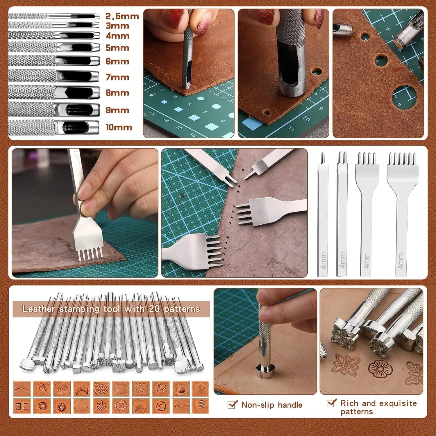 Leather Tooling Kit - Live and Luv