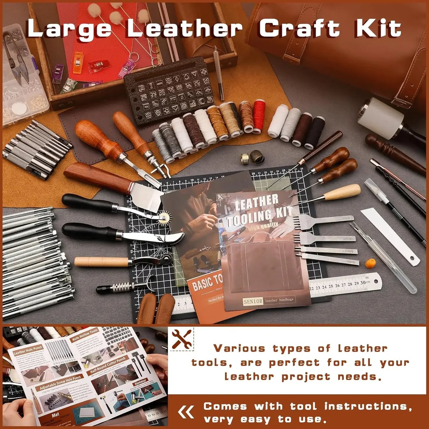 Leather Tooling Kit - Live and Luv