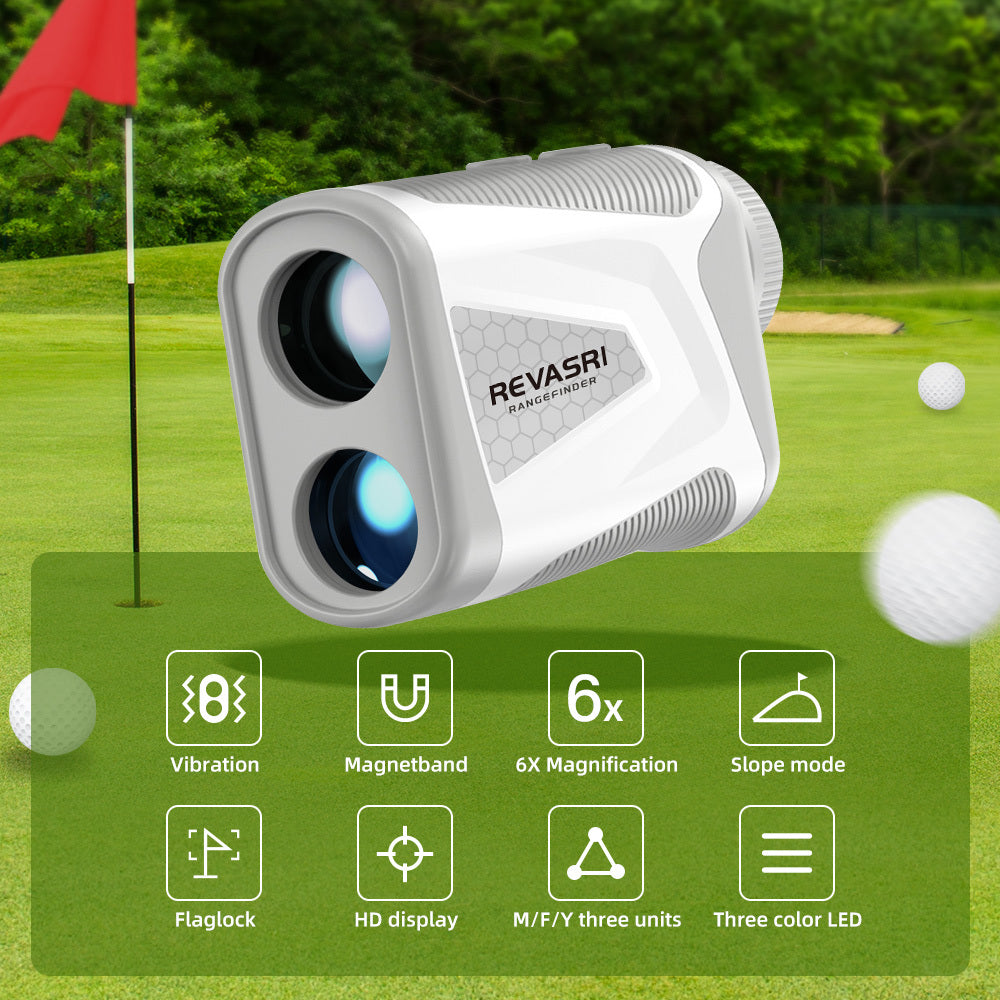 Golf Rangefinder 600Yards 6X Magnification Slope Compensation,