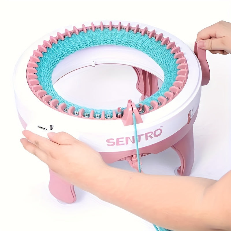 40-needle Hand Knitting Machine - Adults And Children Can Easily Make Scarves, Sweaters, Hats And Socks