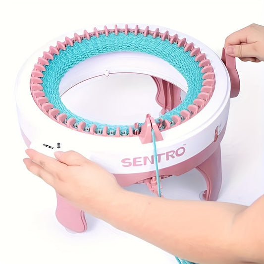 40-needle Hand Knitting Machine - Adults And Children Can Easily Make Scarves, Sweaters, Hats And Socks