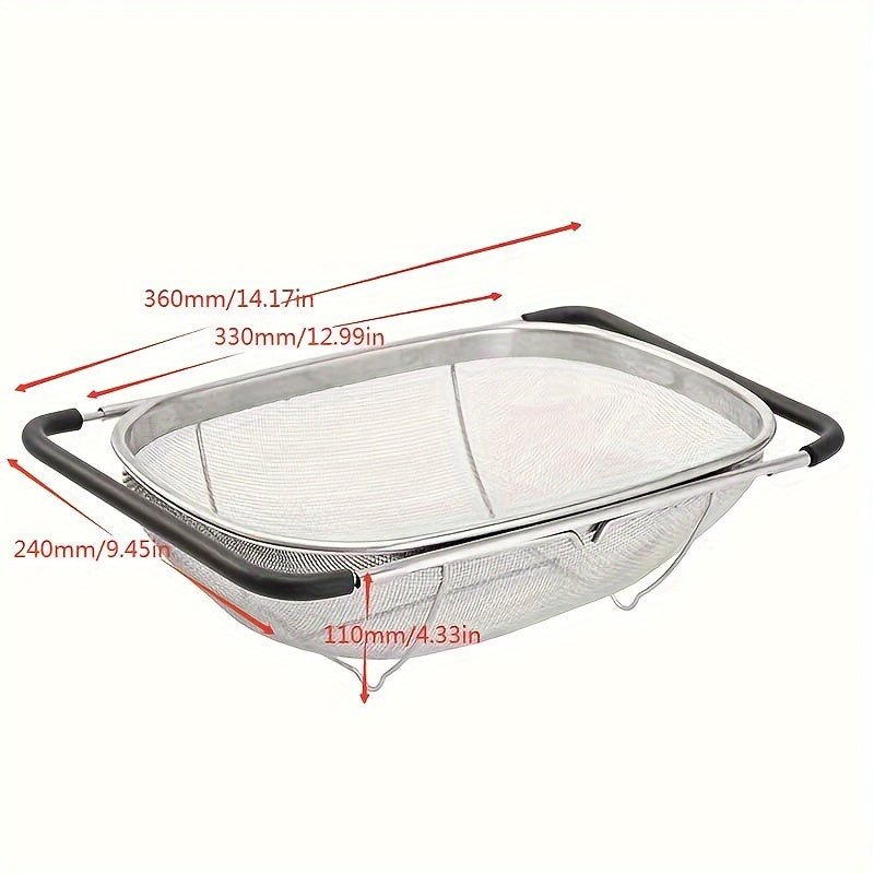 Extendable Stainless Steel Colander