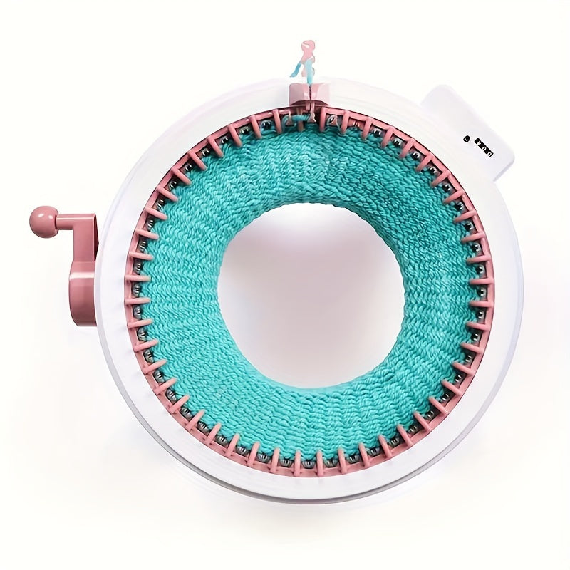 40-needle Hand Knitting Machine - Adults And Children Can Easily Make Scarves, Sweaters, Hats And Socks